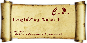 Czeglédy Marcell névjegykártya